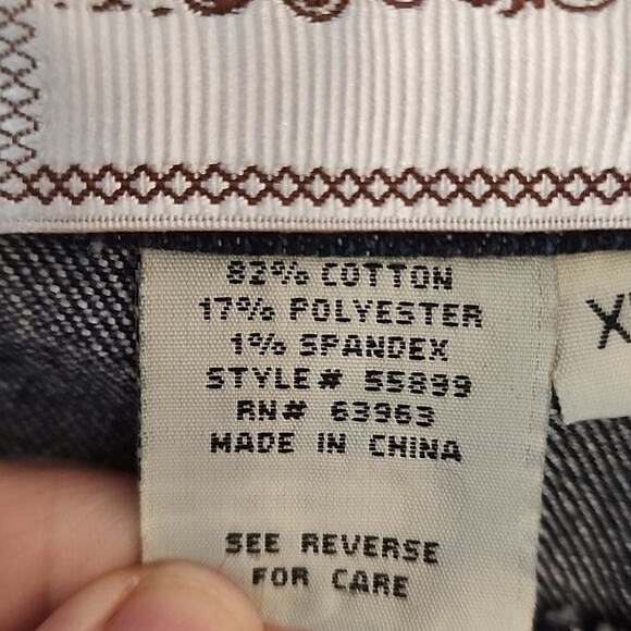 AMI Dark Wash Denim-Like Jacket, XL - Picture 5 of 7